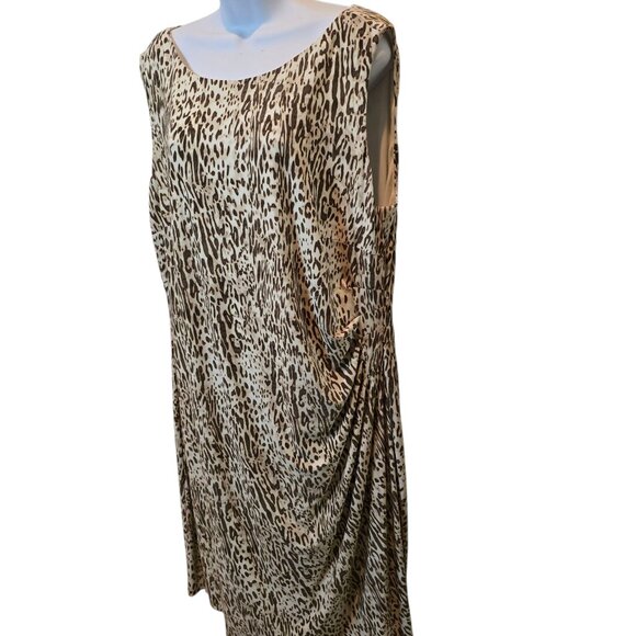 Jones New York Woman Animal Print Size 18W - Picture 2 of 15